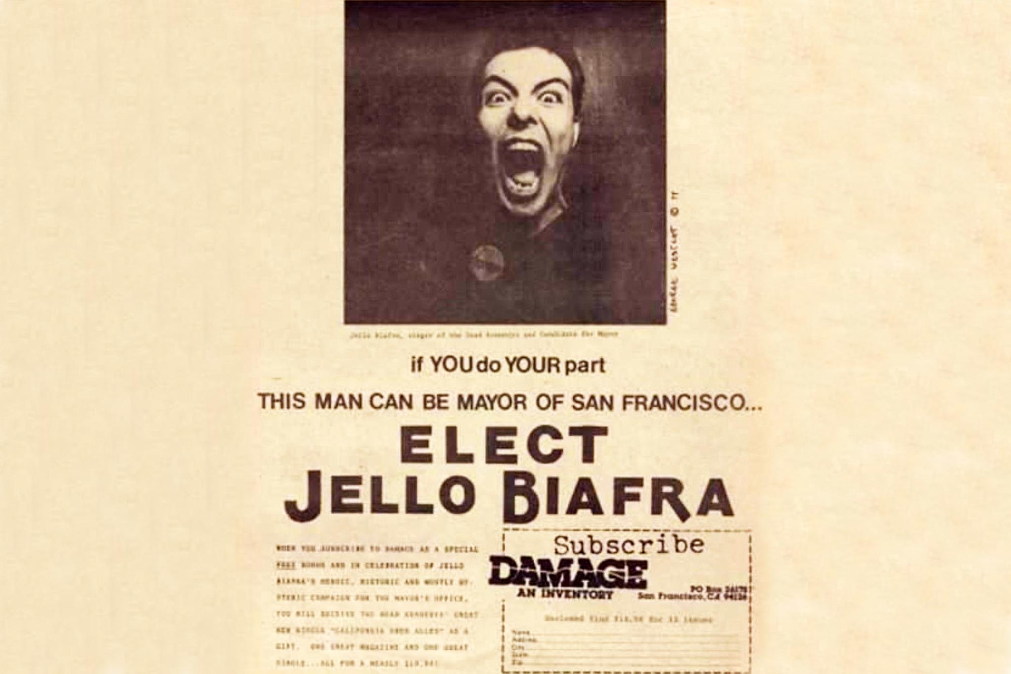 Jello Biafra mayor